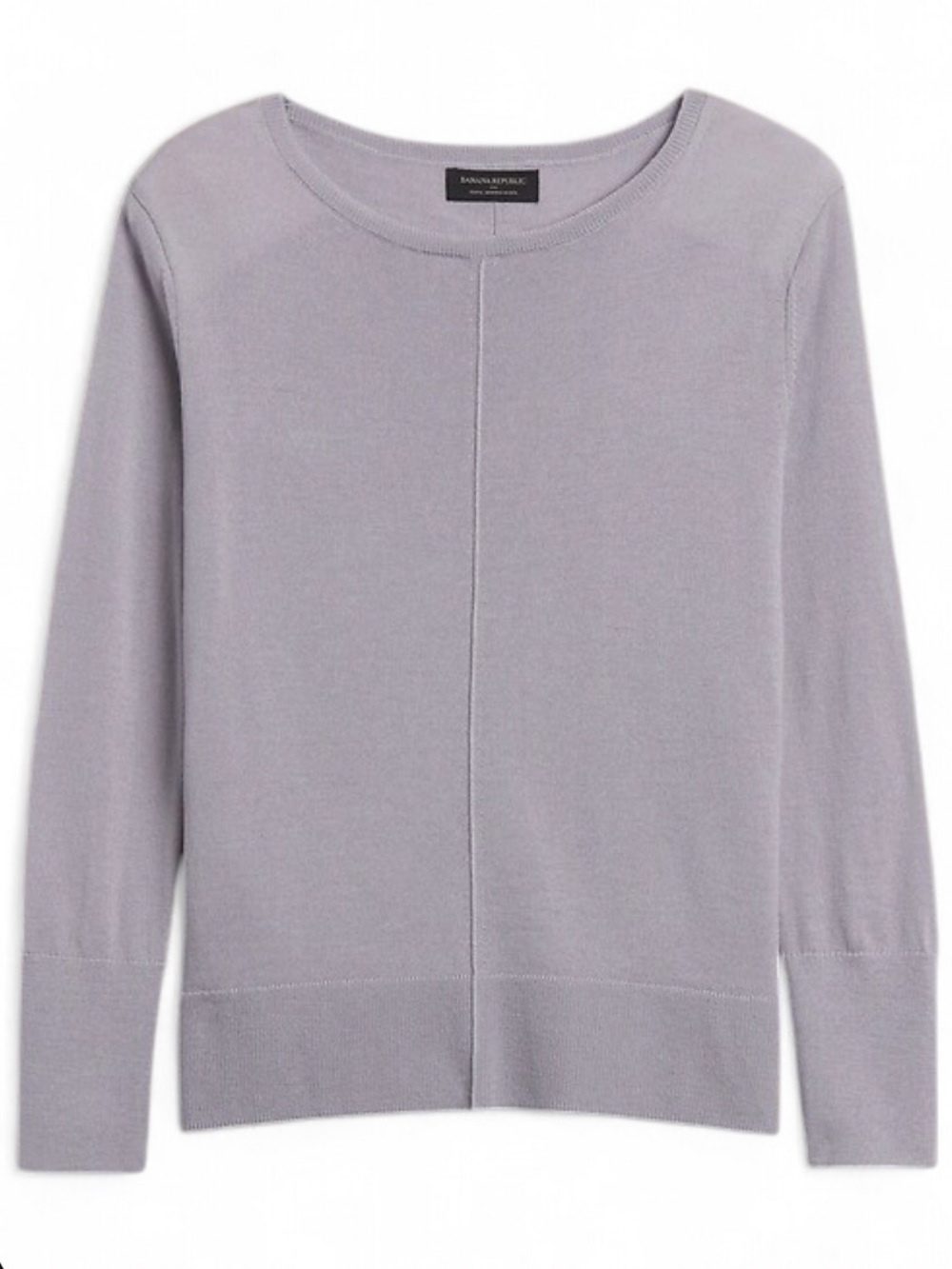 Banana Republic 100% Merino Wool Boatneck Sweater XL Preppy Minimalist Career